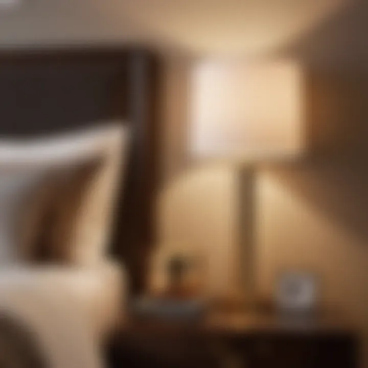 Contemporary bedroom sconces enhancing the ambiance