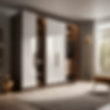 Contemporary Foundstone Wardrobe in Bedroom
