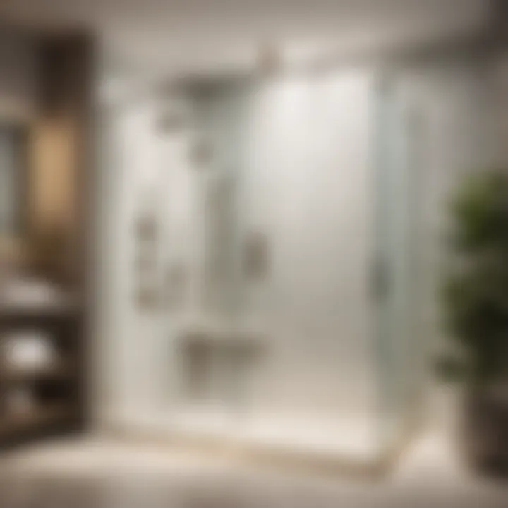 Chic Glass Enclosed Shower Design Contemporary Glass Shower Enclosure