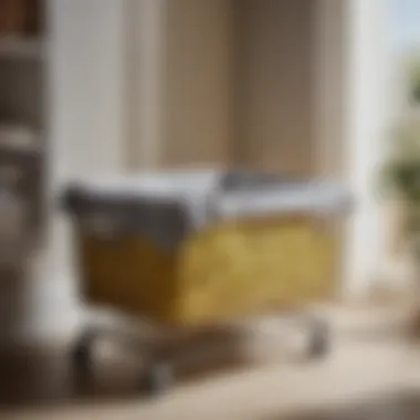 Convenience of Steele Laundry Basket with Wheels