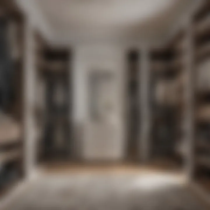 Elegant closet organization