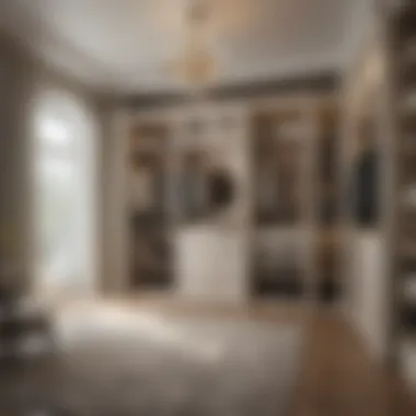 Luxurious walk-in closet design