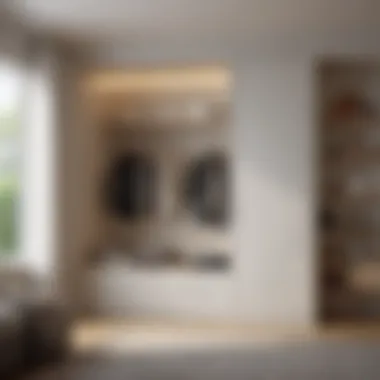 Minimalist bedroom turned into closet