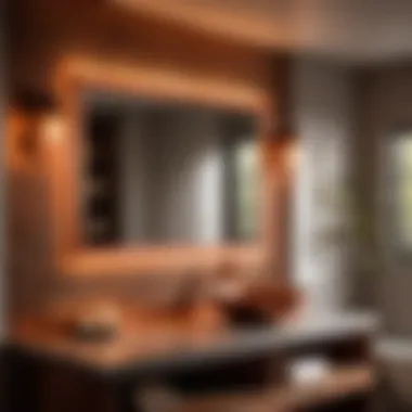 Radiant Glow: Copper Finish Vanity Lights Copper Finish Bathroom Vanity Lights for Rustic Ambiance