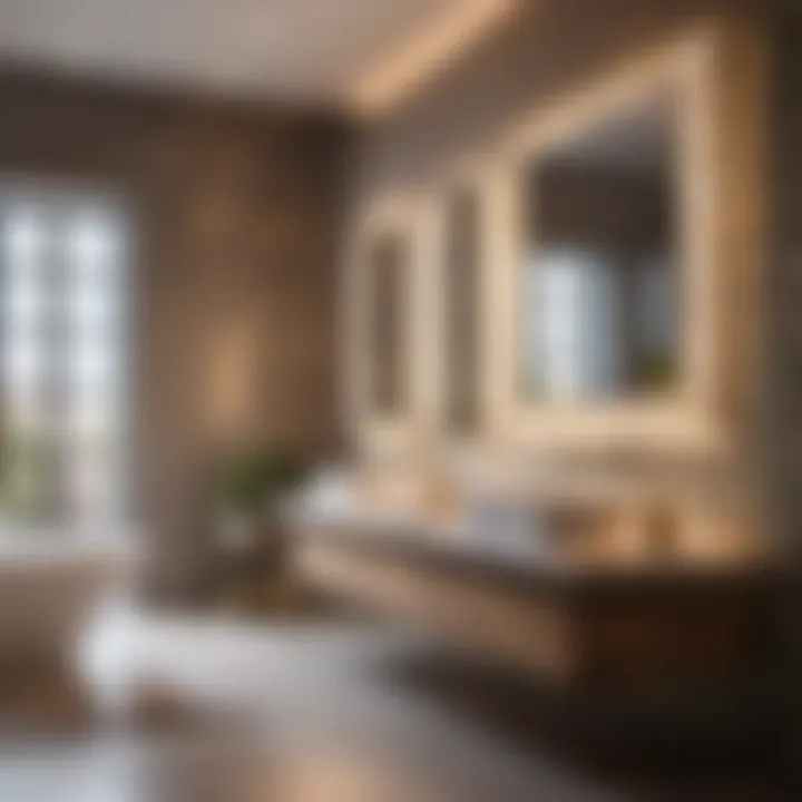 Elegant bathroom fixtures