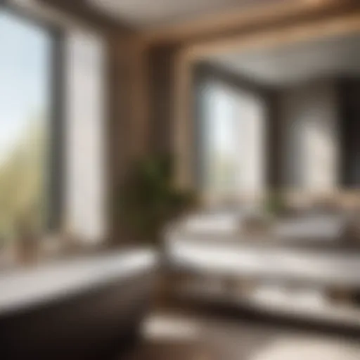 Modern bathroom window design