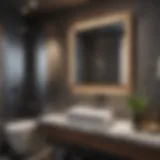 Modern Small Bathroom Design Stylish small bathroom with modern fixtures and finishes