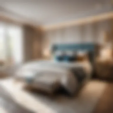 Elegant Bedroom Transformation Luxurious bedroom with newly installed carpet