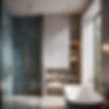 Detailed Architectural Blueprint Architectural blueprint for a bathroom addition project