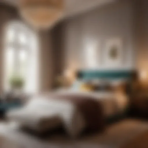 Sophisticated Bedroom Ambiance Elegant bedroom with painted walls