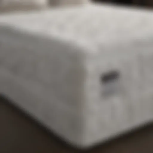 Luxurious view of the Costco gel memory foam queen mattress showcasing its plush surface.