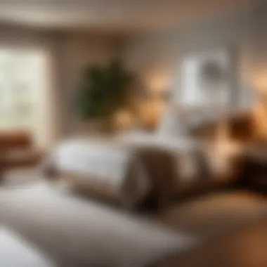 Welcoming Guest Retreat Guest room with cozy ambiance and comfortable bedding