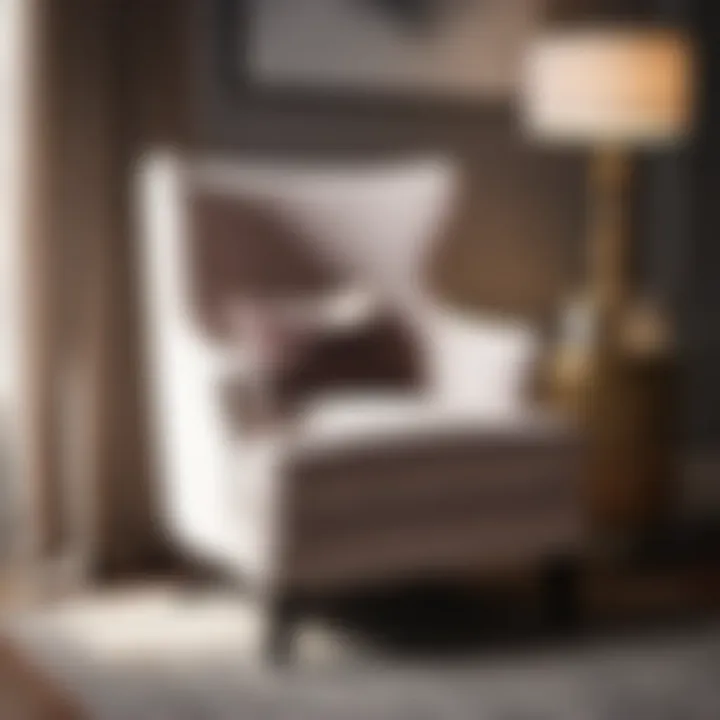 Plush Armchair for Ultimate Bedroom Comfort Cozy Armchair for Bedroom