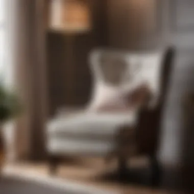 Inviting Armchair for Relaxation Cozy Armchair in Guest Bedroom