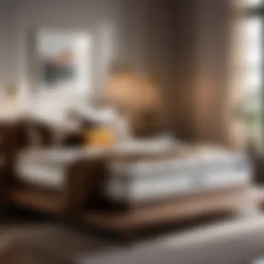 Tranquil Bedroom with Ideal Mattress Cozy bedroom setup with the perfect mattress