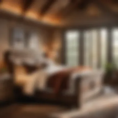 Creating a Cozy Sanctuary Cozy Bedroom Setting with Rustic Bed Frame