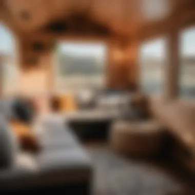 Cozy Living Area in Portable Sanctuary