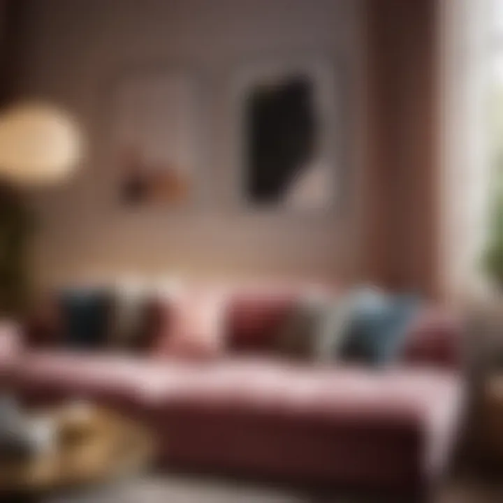 Warmth and Style: Bedroom Sofa Decor Cozy small sofa for bedroom decor