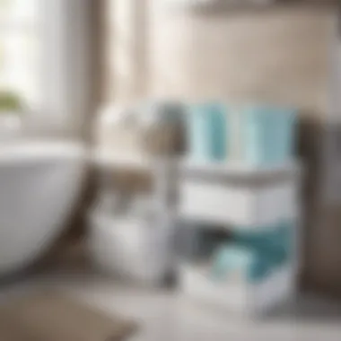 Creative Bathroom Shelf Organization