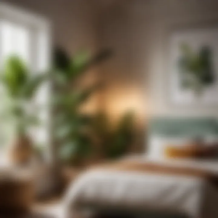 Creative Bedroom Plant Display