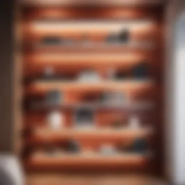 Creative built-in shelving system