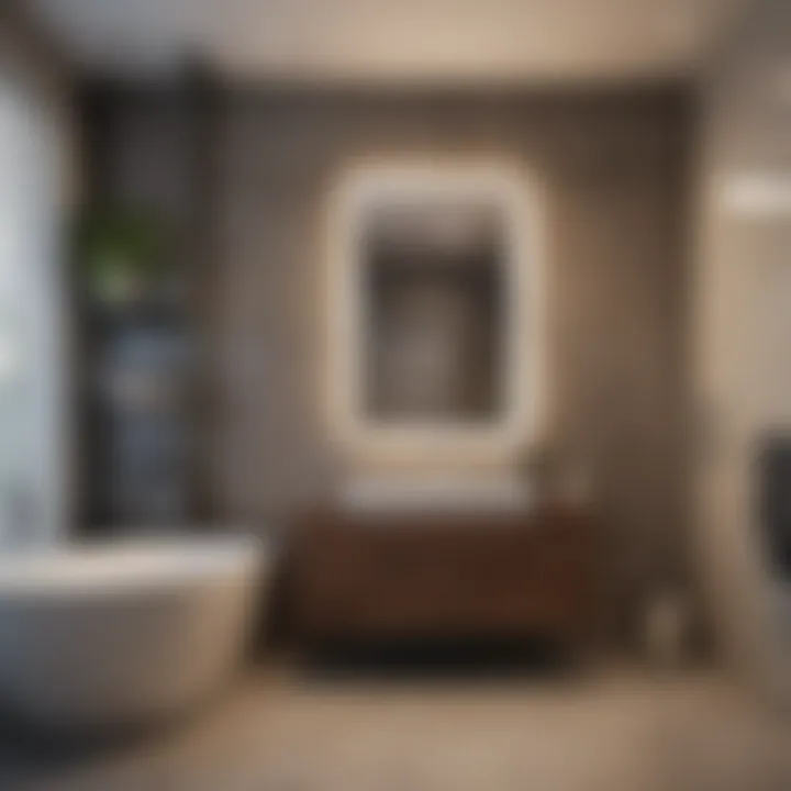 Vertical Space Optimization in a Storage Unit Bathroom Creative use of vertical space in a storage unit bathroom