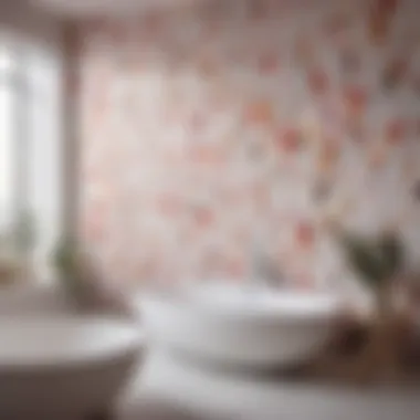 Abstract Geometric Painted Wall Abstract Geometric Painted Wall