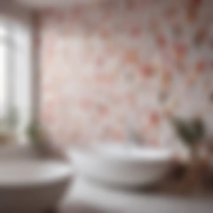 Abstract Geometric Painted Wall Abstract Geometric Painted Wall