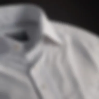 Crisp white cotton shirt