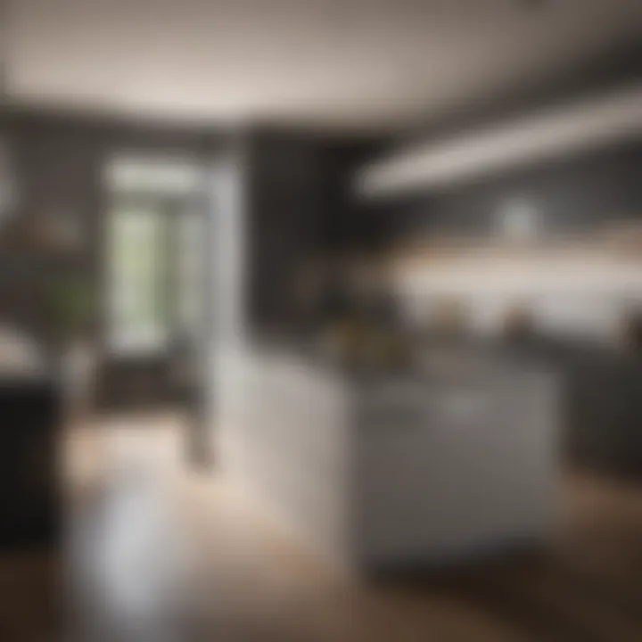 Stylish kitchen design featuring modern cabinetry and elegant fixtures