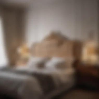 Modern and Classic Furniture Blend Elegant bedroom featuring a blend of modern and classic furniture