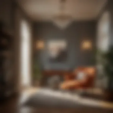 Cozy Reading Nook A cozy reading nook with ambient lighting and plush furnishings