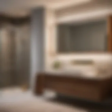 Spacious storage solutions in custom bathroom vanity
