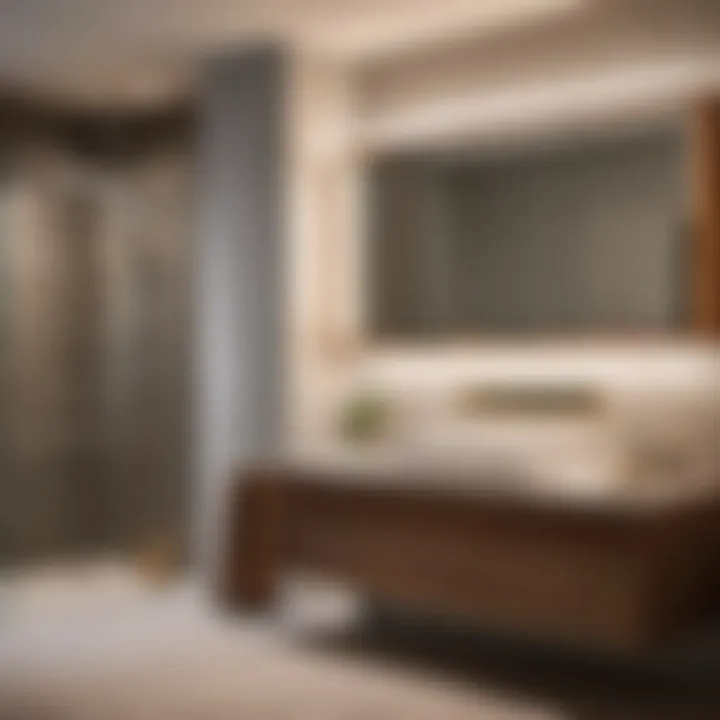 Spacious storage solutions in custom bathroom vanity