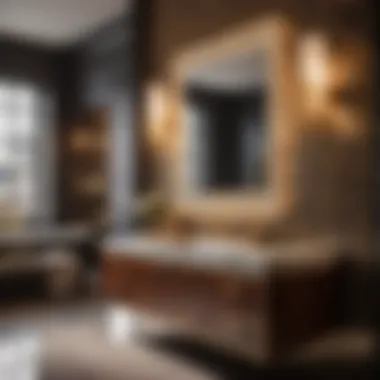 Bespoke Luxury Customized High-End Vanity with Unique Features