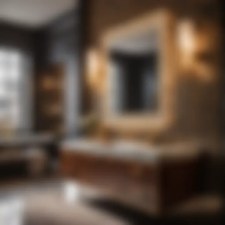 Bespoke Luxury Customized High-End Vanity with Unique Features