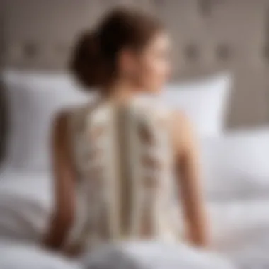 Illustration highlighting customizable support options for scoliosis patients