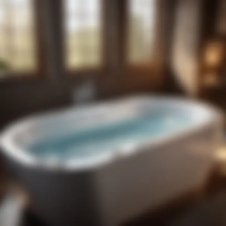 Customizable whirlpool bathtub with adjustable water flow features