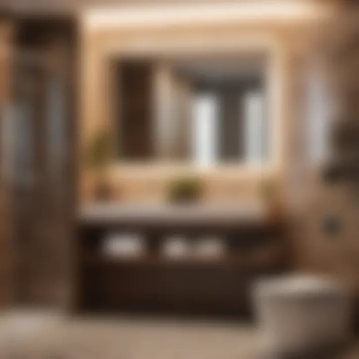 Customized layout options for personalized bathroom planning