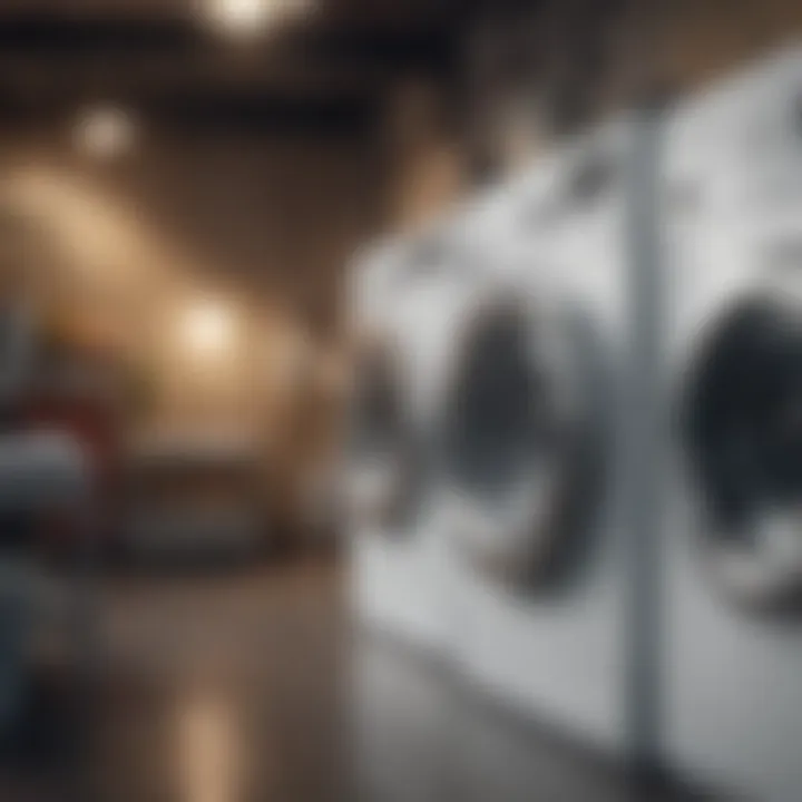 Graphical representation of data analytics in laundry management