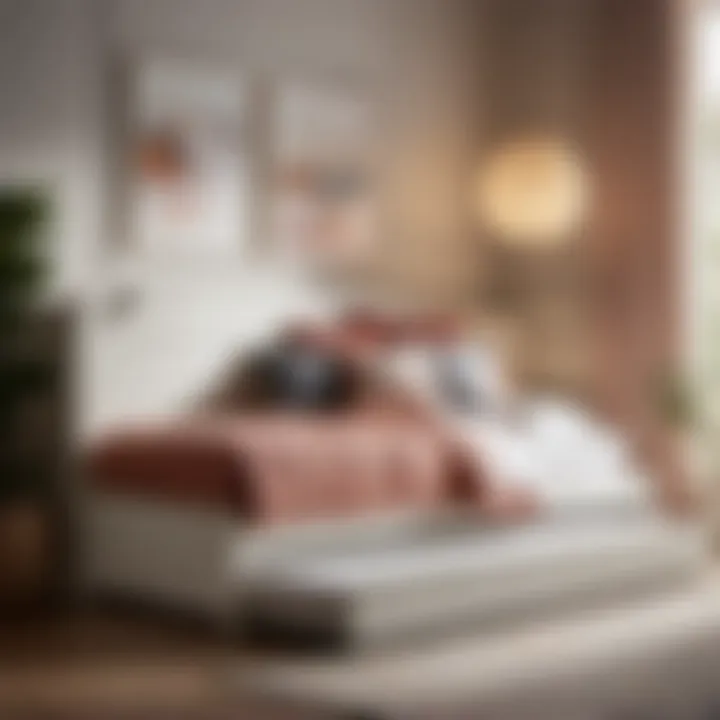 Daybed with Two Mattresses in Small Bedroom