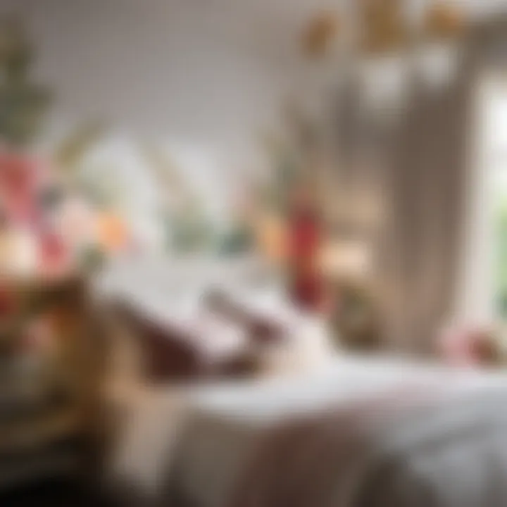 Elegant Guest Bedroom with Floral Accents