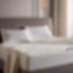 Luxurious deep pocket sheets draping elegantly over a regular mattress