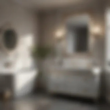 Luxurious bathroom setup featuring Delta Linden collection