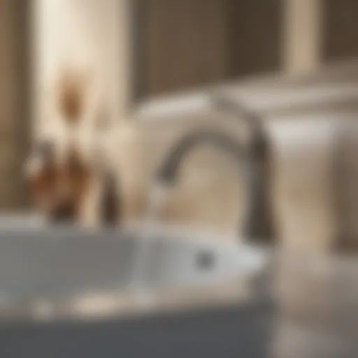Sophisticated Delta Linden faucet showcasing elegant curves