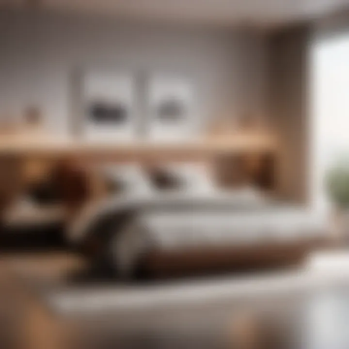 Sleek Space Optimization Minimalist Bedroom Layout