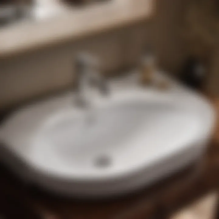 Practical Maintenance Guidance Maintenance tips for drop-in oval bathroom sink with no faucet holes