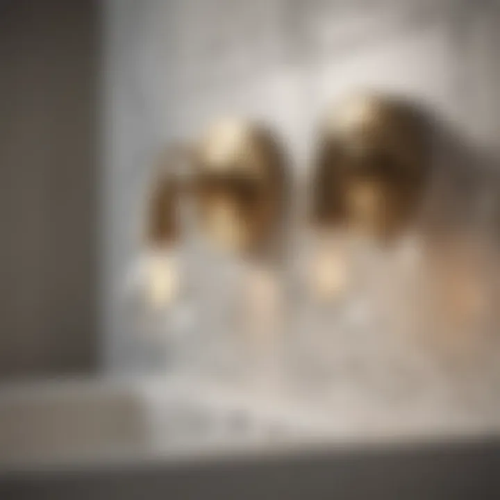 Design Inspirations - Brass and Chrome Bathroom Light Fixtures