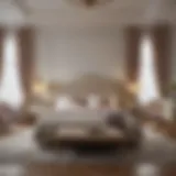 Elegant bedroom design with luxurious accents