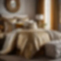 Luxurious Bedding Set in Elegant Bedroom